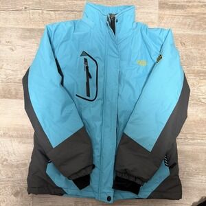 Women's Vintage Whatdo Teal Ski Jacket‎ Size Medium
